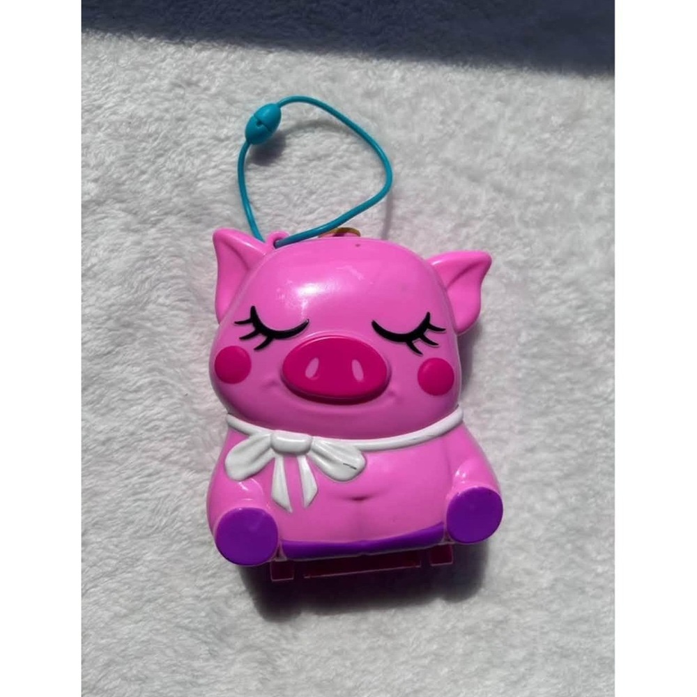 Mattel Polly Pocket Piggy Farm Compact Kids OS Pink Barnyard On-the-Go Playset